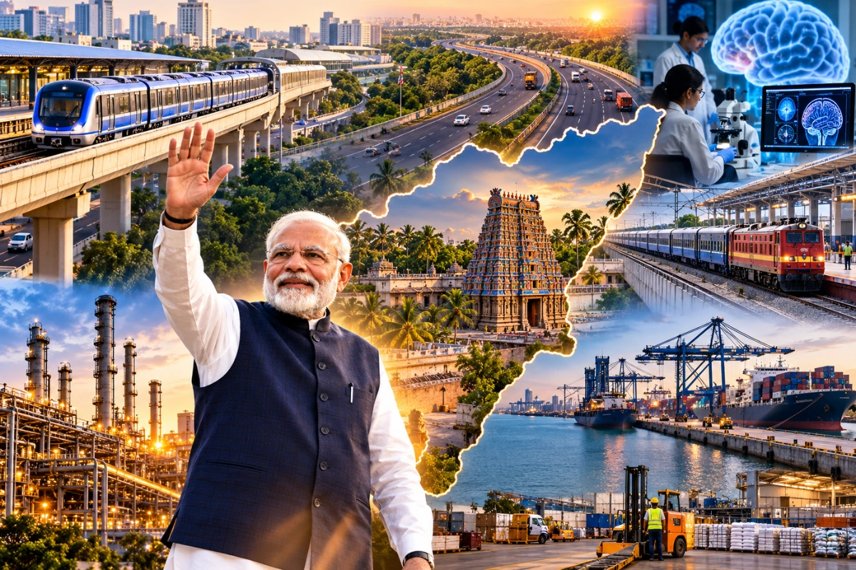 PM Modi To Launch Development Projects Worth Over Rs 13,000 Crore In Chennai