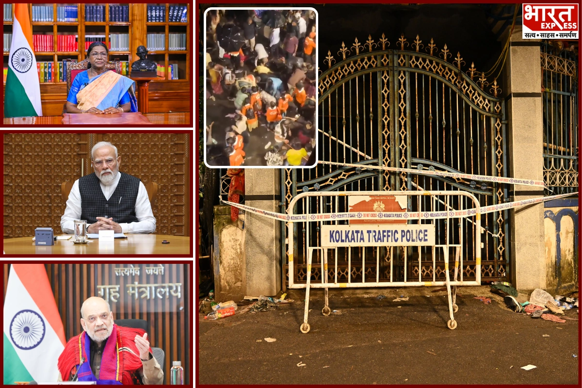 President Murmu, PM Modi And Amit Shah Express Grief Over Kolkata Durga Puja Stampede
