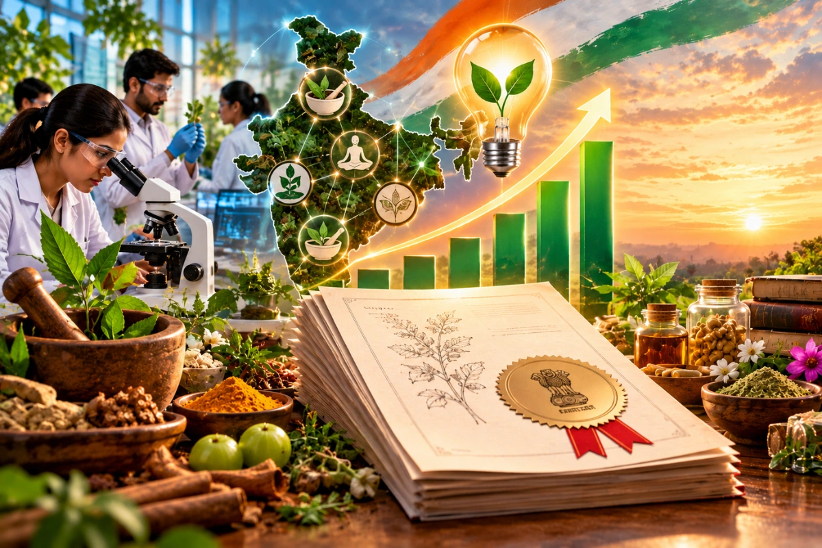 AYUSH Innovation Surges: Patent Filings Rise 836.5% To 590 In FY26