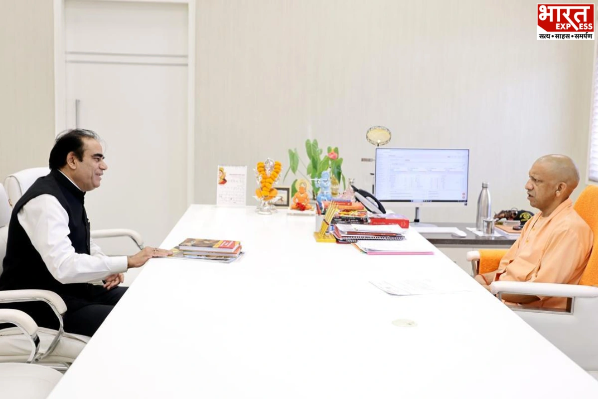 Rohilkhand University VC Anil Kumar Rai Meets CM Yogi Adityanath To Discuss Higher Education