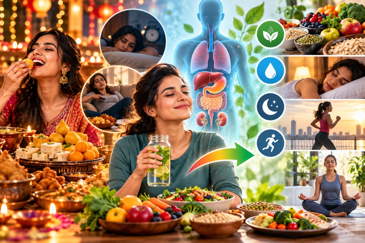 Overate During The Festivities? Forget Detox Drinks And Try These Simple Healthy Habits