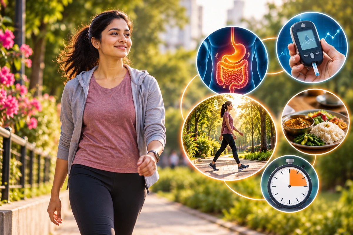 What Happens When You Walk For 10 Minutes After Meals? Blood Sugar, Fitness Benefits Explained