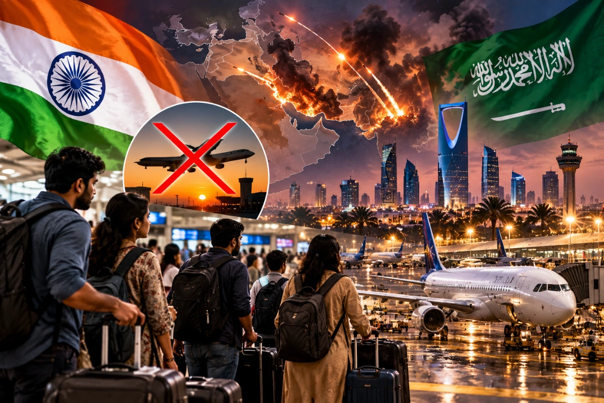 India Issues Safety Advisory For Nationals In Saudi Arabia As Flights Face Disruptions