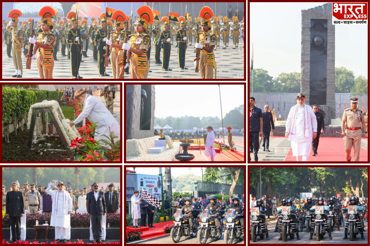 Police Commemoration Day 2026: Amit Shah Pays Tribute To Martyrs, Flags Off Anti-Drug Rally