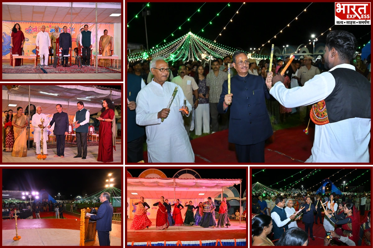 Andaman Hosts First-Ever Dandiya Mahotsav As LG Dr Dinesh Sharma Joins Navratri Celebrations