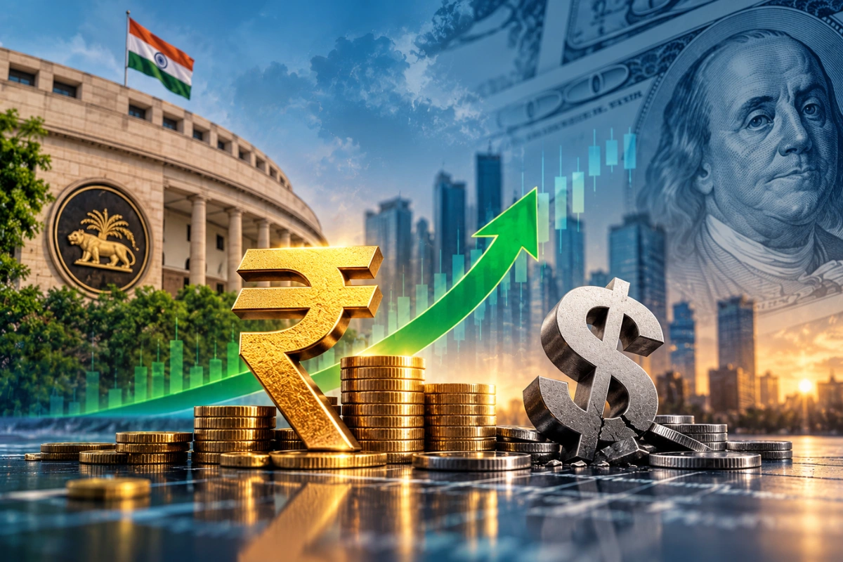 Rupee Gains 77 Paise Against US Dollar As RBI Measures Boost Recovery
