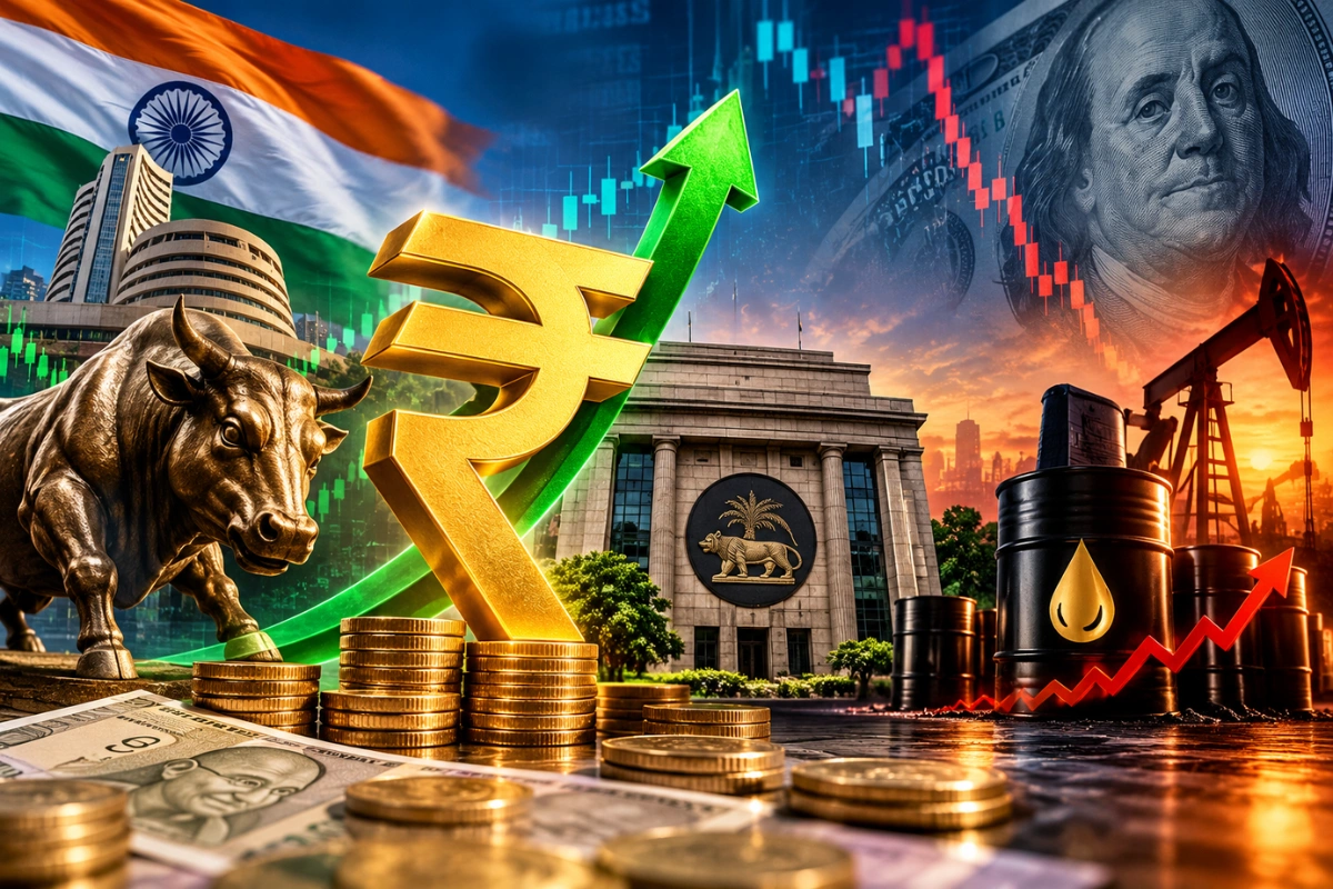 Rupee Rises 22 Paise To 94.75 Against US Dollar As RBI Intervention Supports Currency