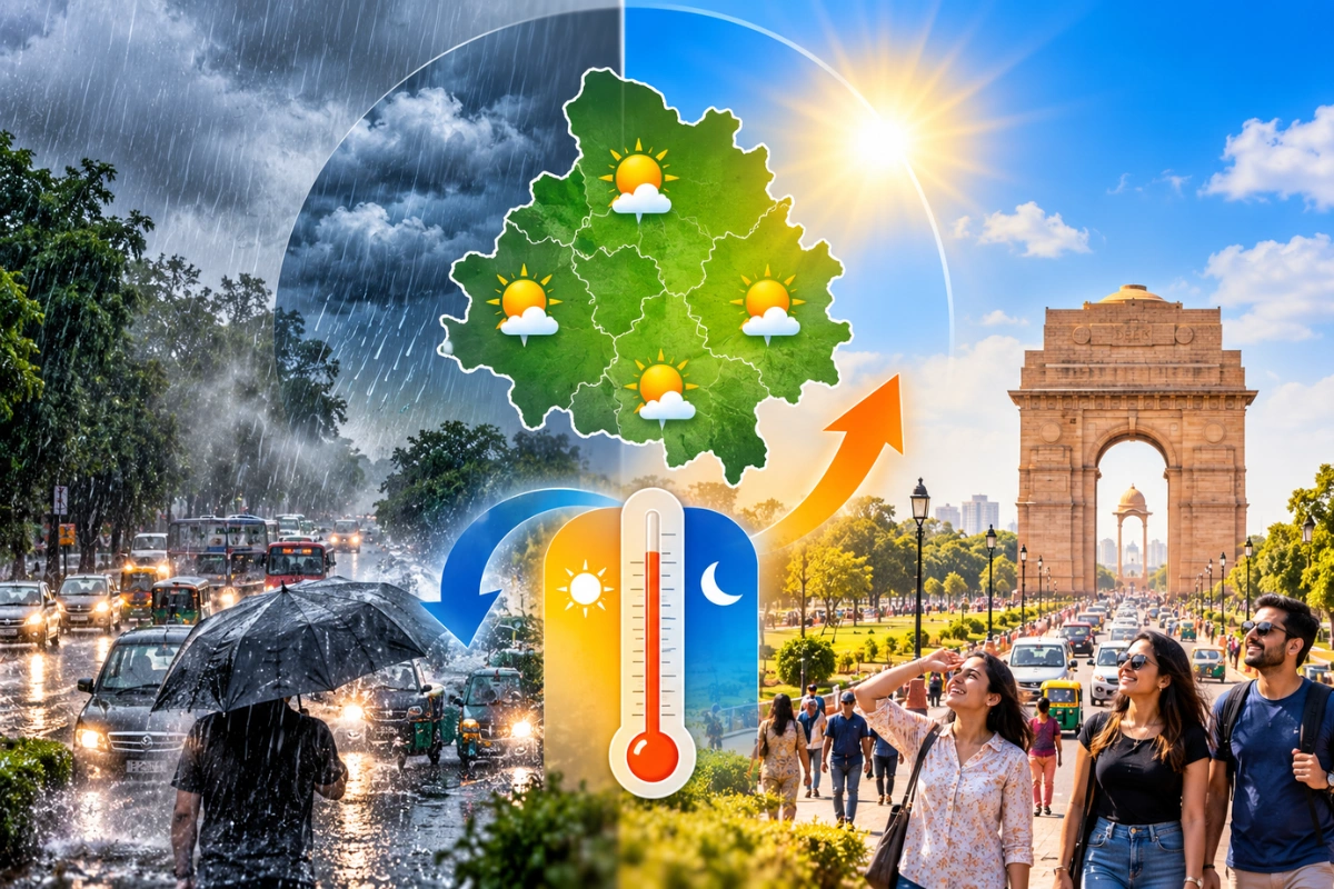 Delhi Weather: Monsoon Withdraws Completely, Clear Skies And Cooler Mornings Return