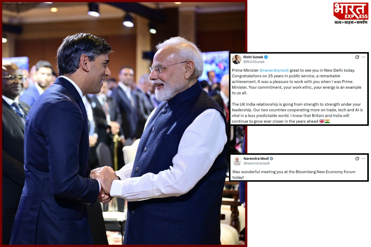 ‘Strength To Strength’: Rishi Sunak Praises PM Modi On India-UK Ties