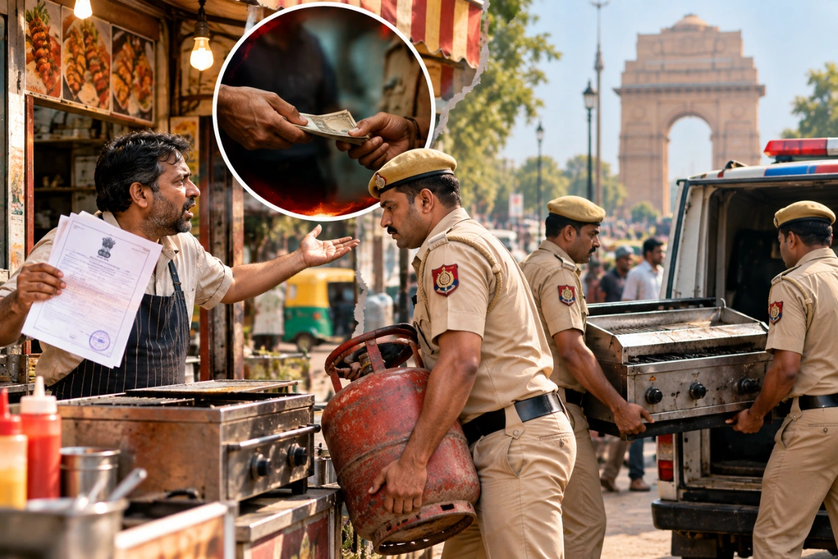 MCD Licence In Hand, Equipment Gone? Delhi Shopkeeper Alleges Police Action
