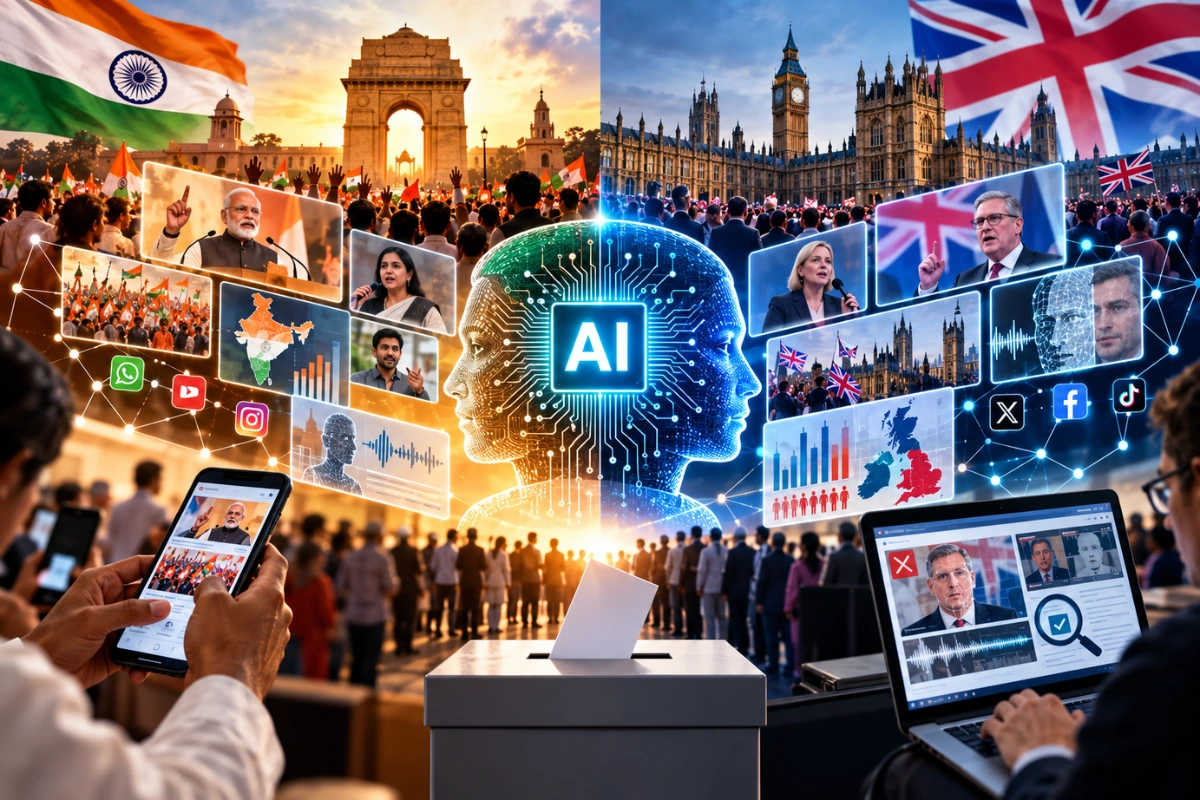 Role Of AI In Elections: A Comparative Understanding Of India And The UK
