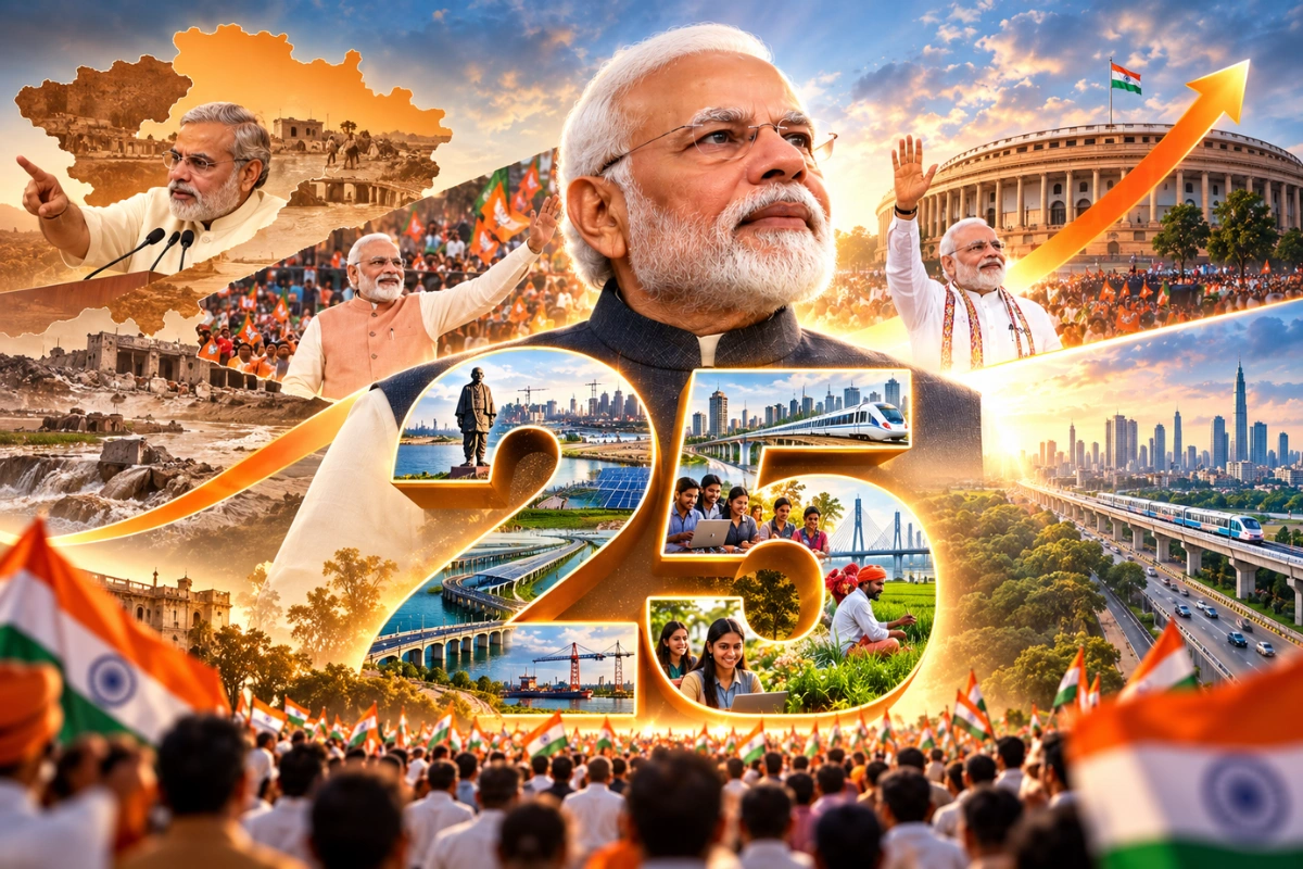 PM Modi Completes 25 Years As Head Of Government; Marks Historic Political Milestone