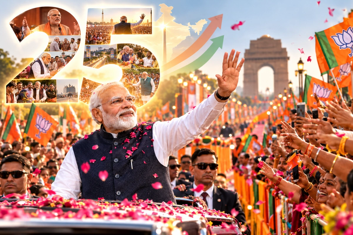 ‘Your Trust Is My Greatest Responsibility’: PM Modi Thanks People On 25-Year Milestone