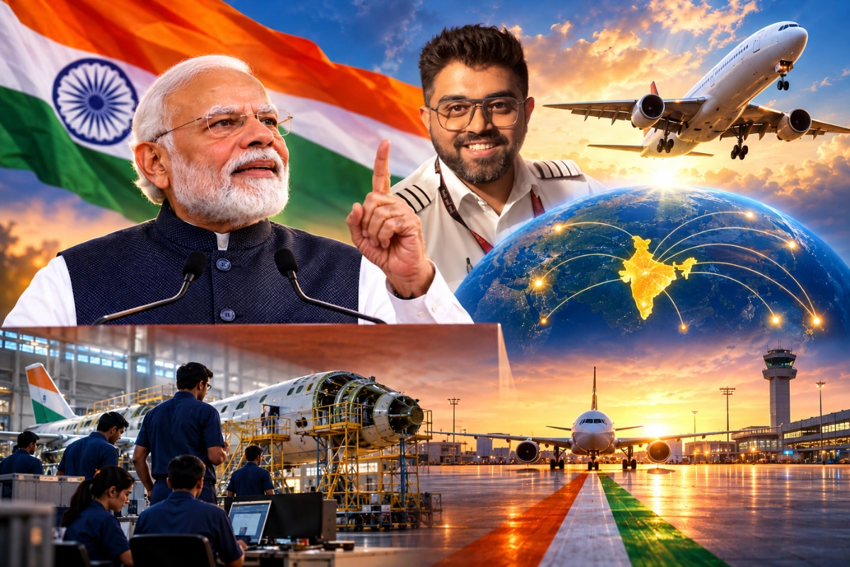 ‘World Will Talk About Made-In-India Aircraft’: PM Modi Praises Pilot Smit Machchhar