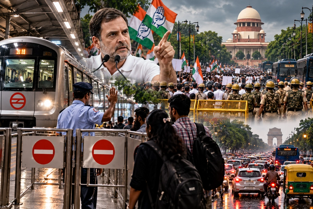 Delhi Metro Alert: 6 Central Delhi Stations Shut Until 4 PM Ahead Of INDIA Bloc Protest
