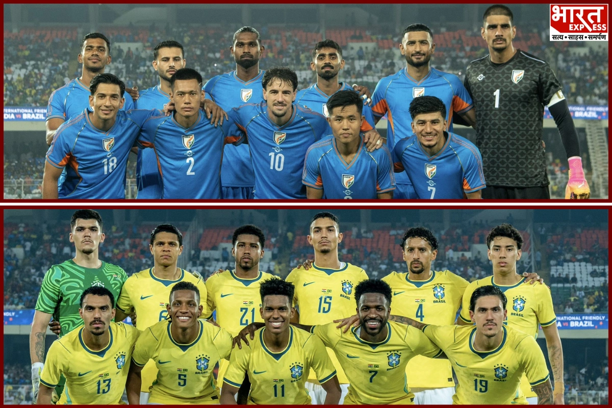 Brazil Lead India 2-0 At Half-Time In Historic Kolkata Friendly