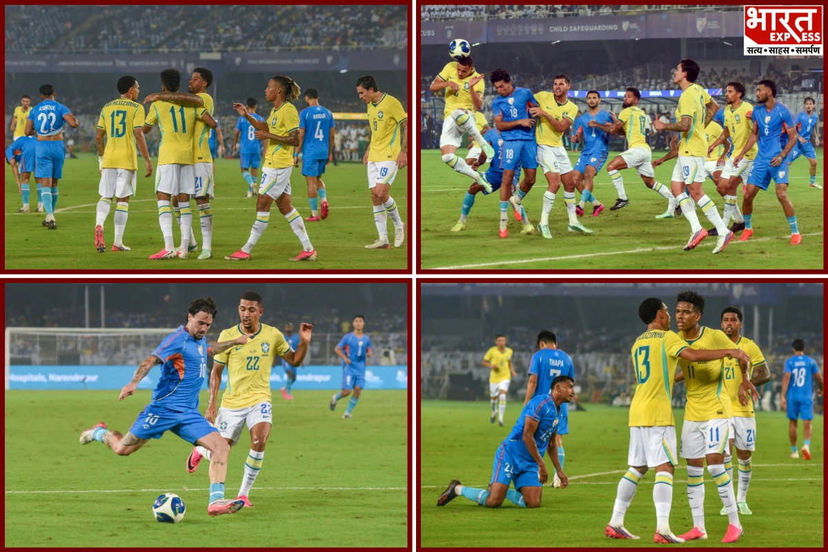 Brazil Beat India 4-0 In Historic Kolkata International Friendly