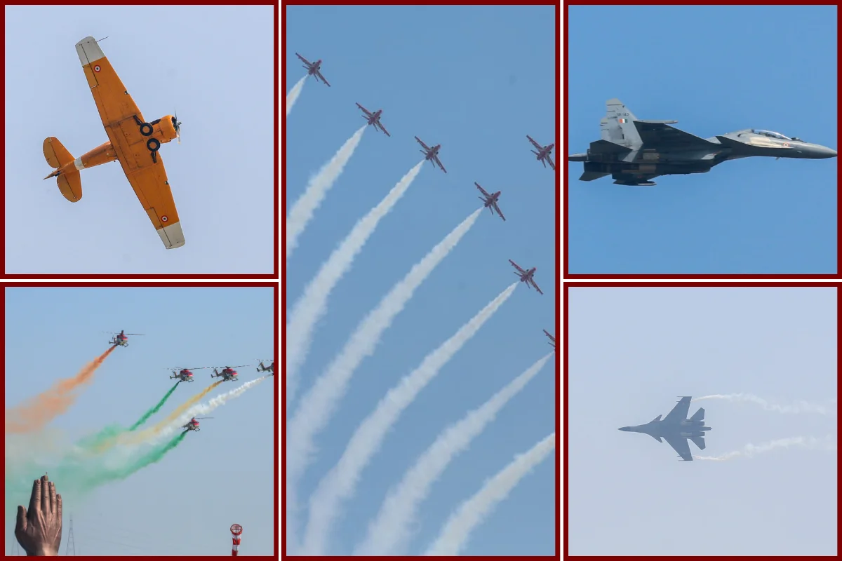 Varanasi Hosts First-Ever Air Show As Rafale, Sukhoi Jets Roar Over Ganga