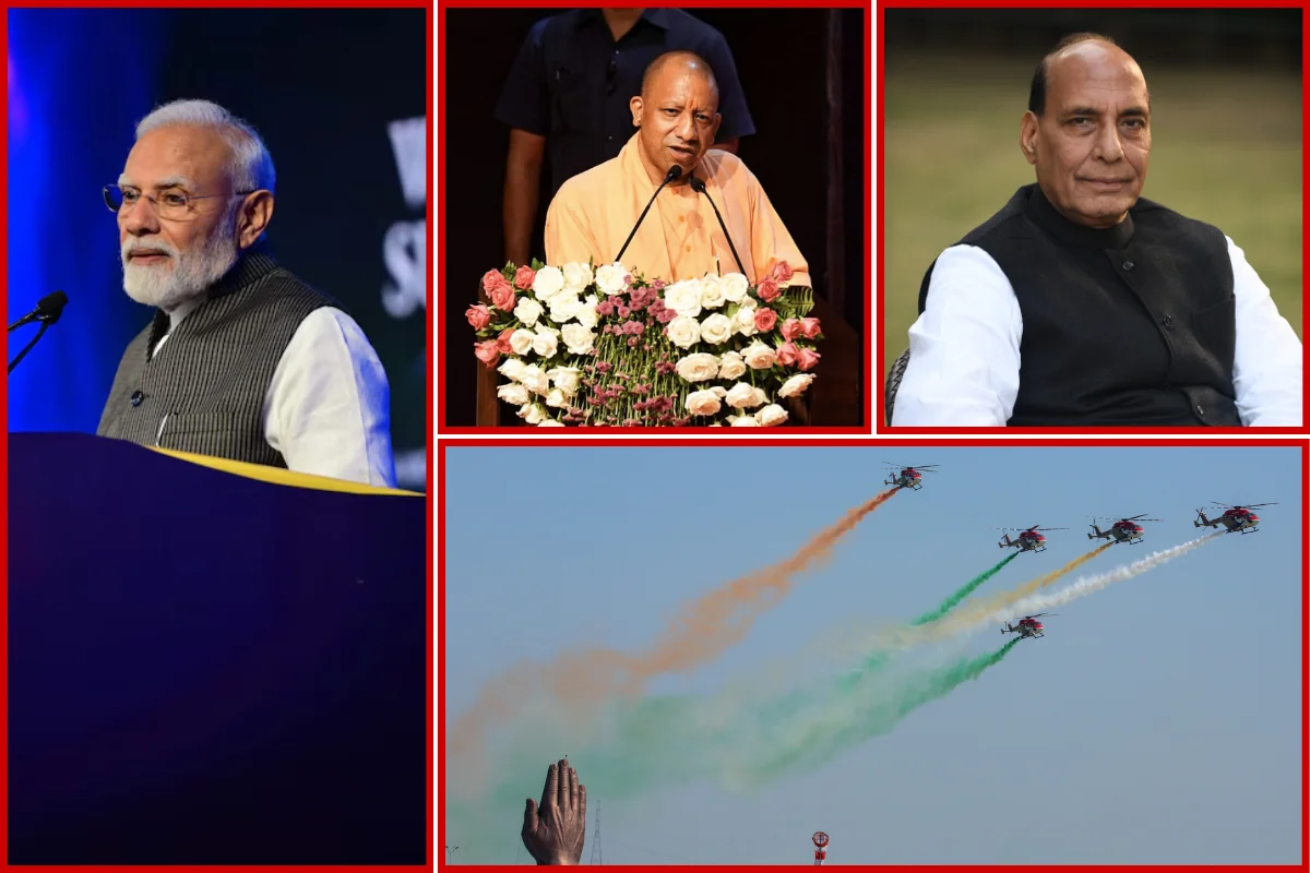 ‘Wings Over Ganga’: CM Yogi Welcomes PM Modi, Rajnath Singh To Kashi