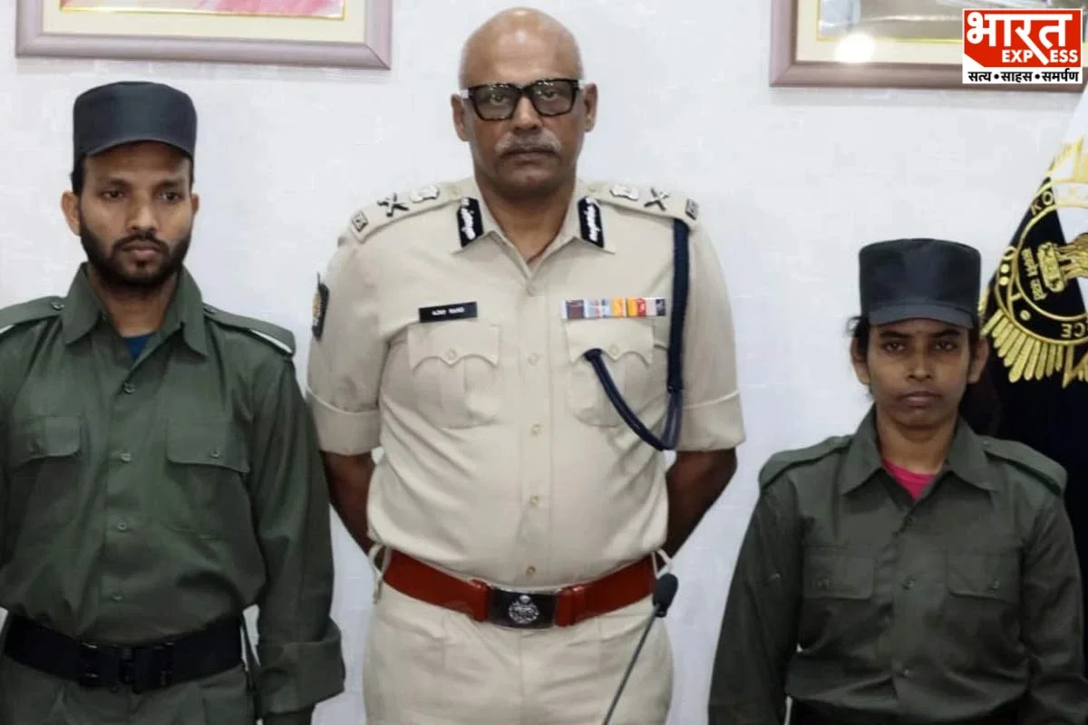 Wanted Maoist Couple Mangal & Malati Surrender Before Kolkata Police Commissioner
