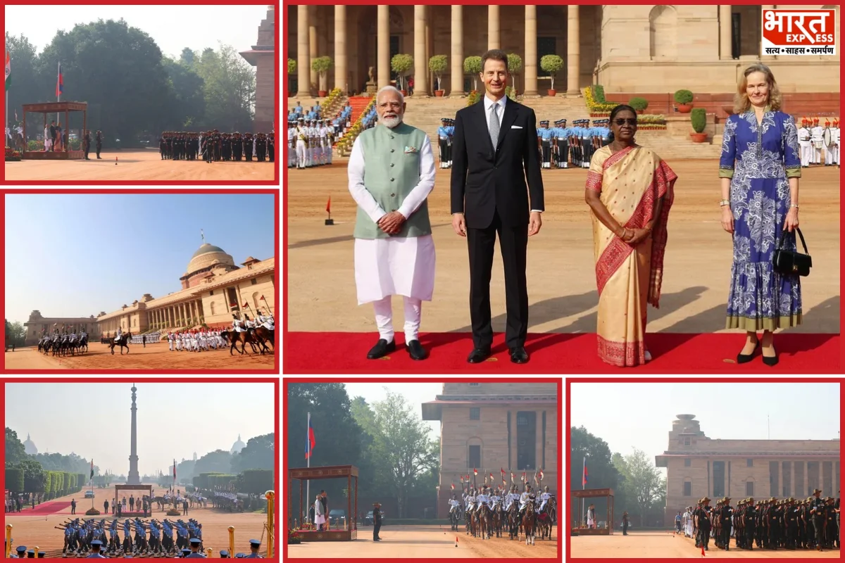 PM Modi Welcomes Liechtenstein Prince Alois At Rashtrapati Bhavan; Holds Key Bilateral Talks