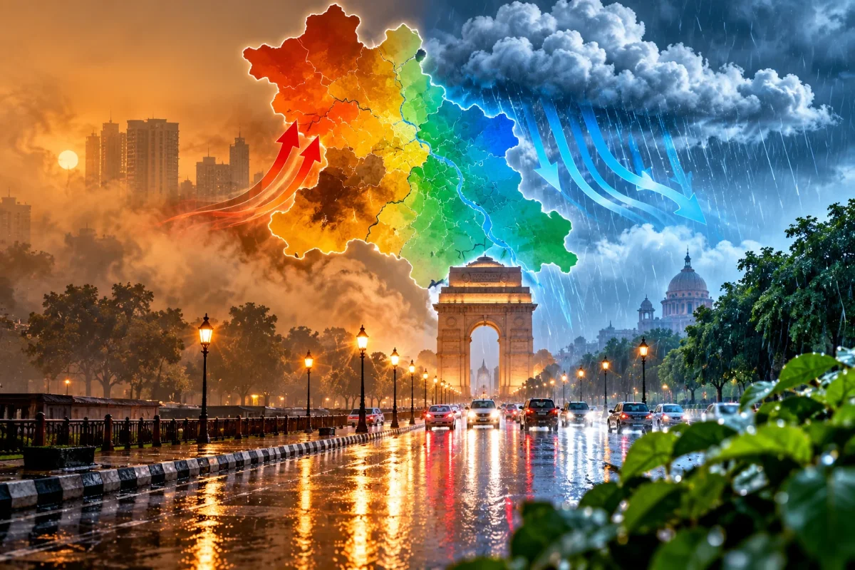 Delhi-NCR Weather Update: Rain Brings Winter Chill, Clearer Skies And Better AQI