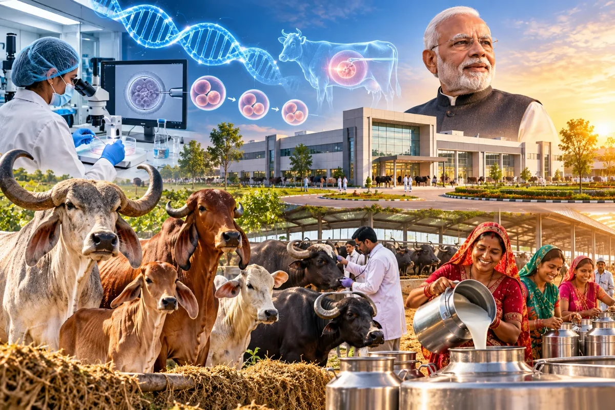 PM Modi To Inaugurate Rs 325-Crore Bovine Breeding Centre In Gujarat