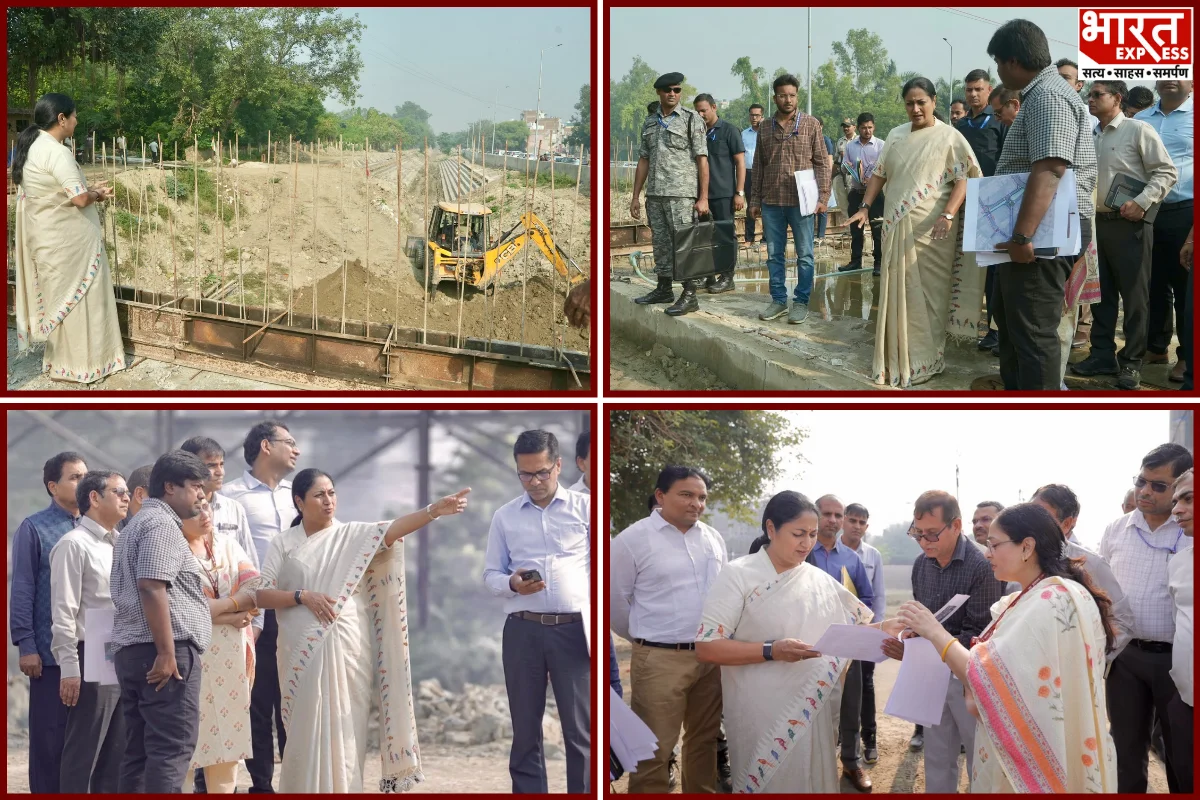 Delhi CM Rekha Gupta Reviews Chhath Ghat Construction Ahead Of Festival