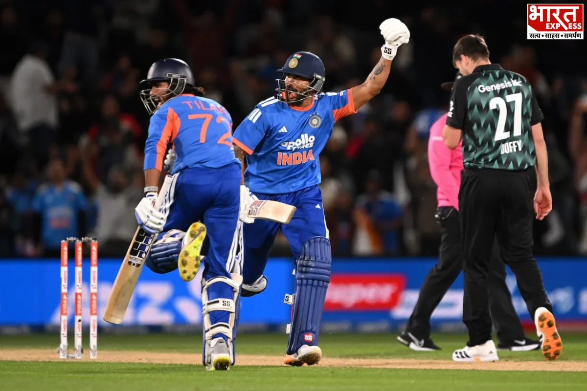 India vs New Zealand: Tilak-Nitish Stand Enters Record Books After Thrilling T20I Win