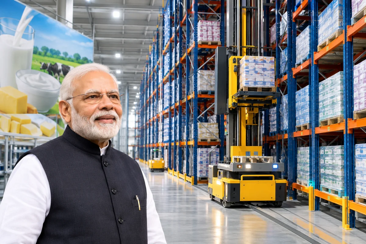 PM Modi To Inaugurate Banas Dairy's ₹31-Crore Robotic Warehouse In Gujarat On October 30