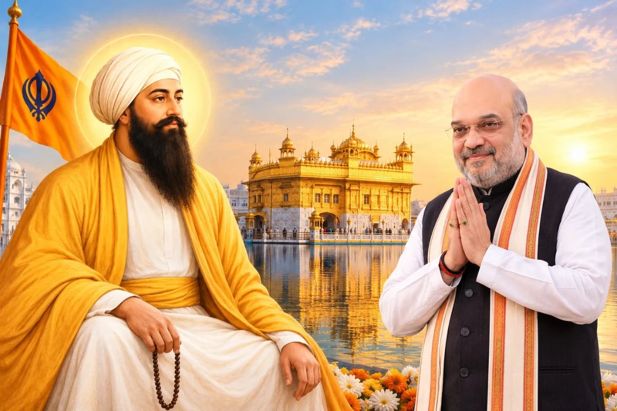 Amit Shah Extends Greetings On Guru Ramdas Ji’s Prakash Purb, Highlights Message Of Service And Harmony