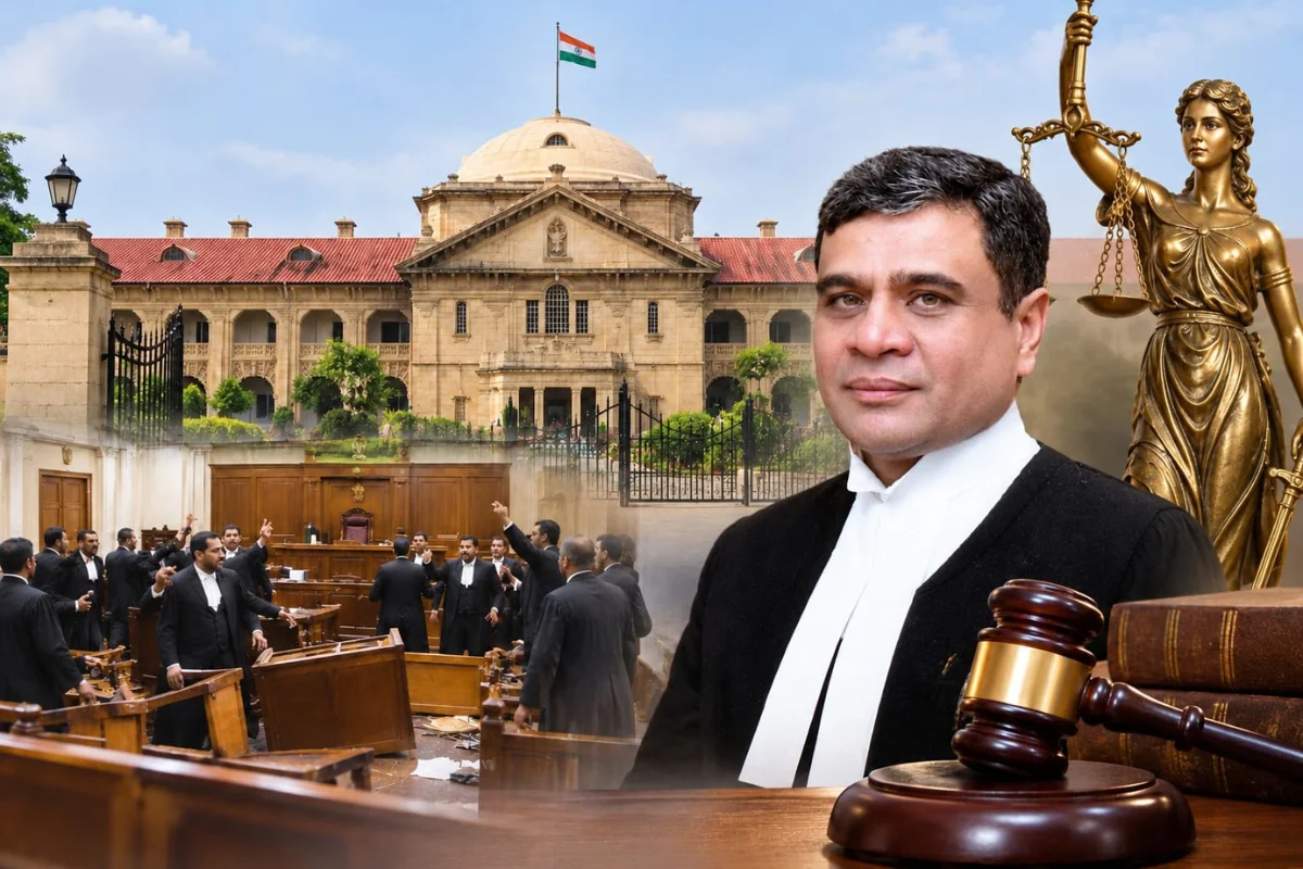 Allahabad High Court Lawyers’ Protest: CCTV Probe Ordered After Courtroom Vandalism