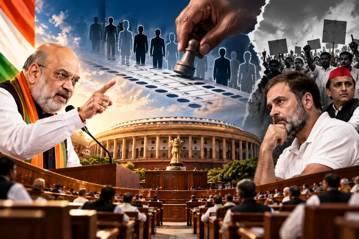 Amit Shah Challenges Rahul Gandhi To Debate ‘Vote Chori’ Allegations In Parliament
